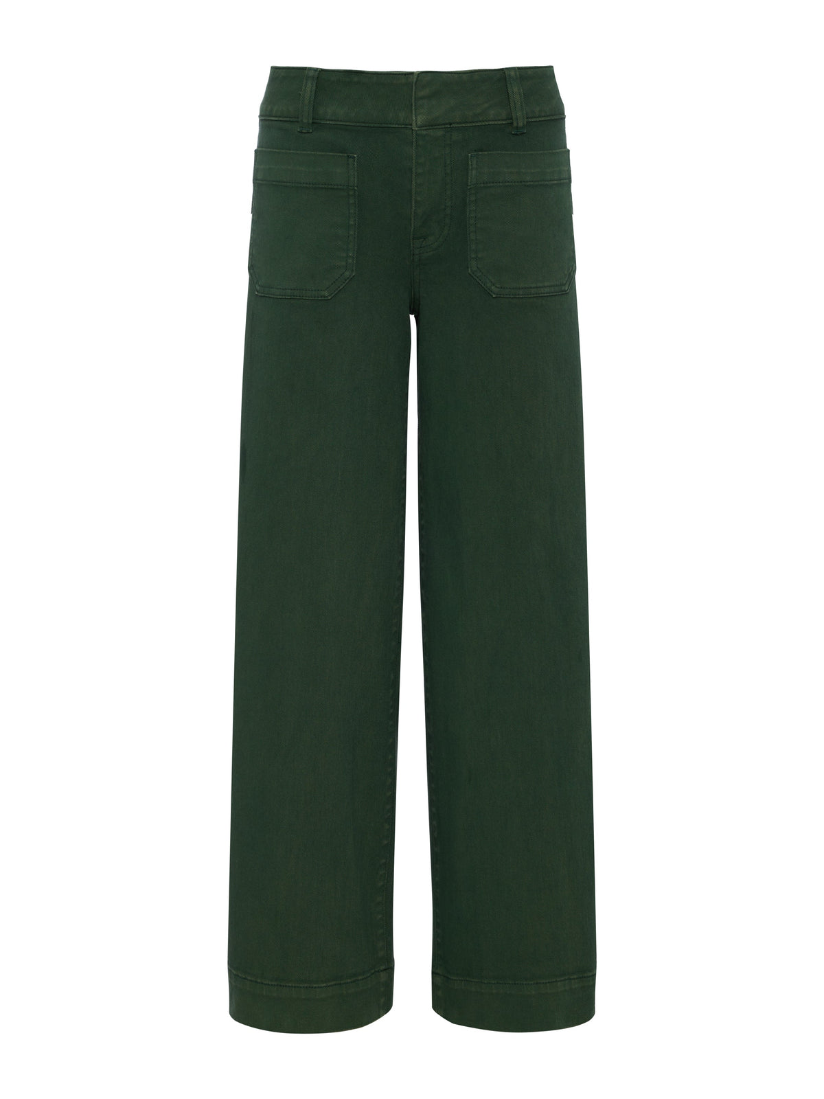 Chelsea Wide Leg Jean Washed Forest - Sanctuary Clothing