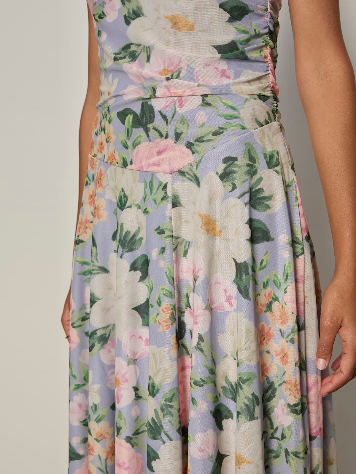 NEW DAY MESH MIDI DRESS SPRING FLORAL - Sanctuary Clothing