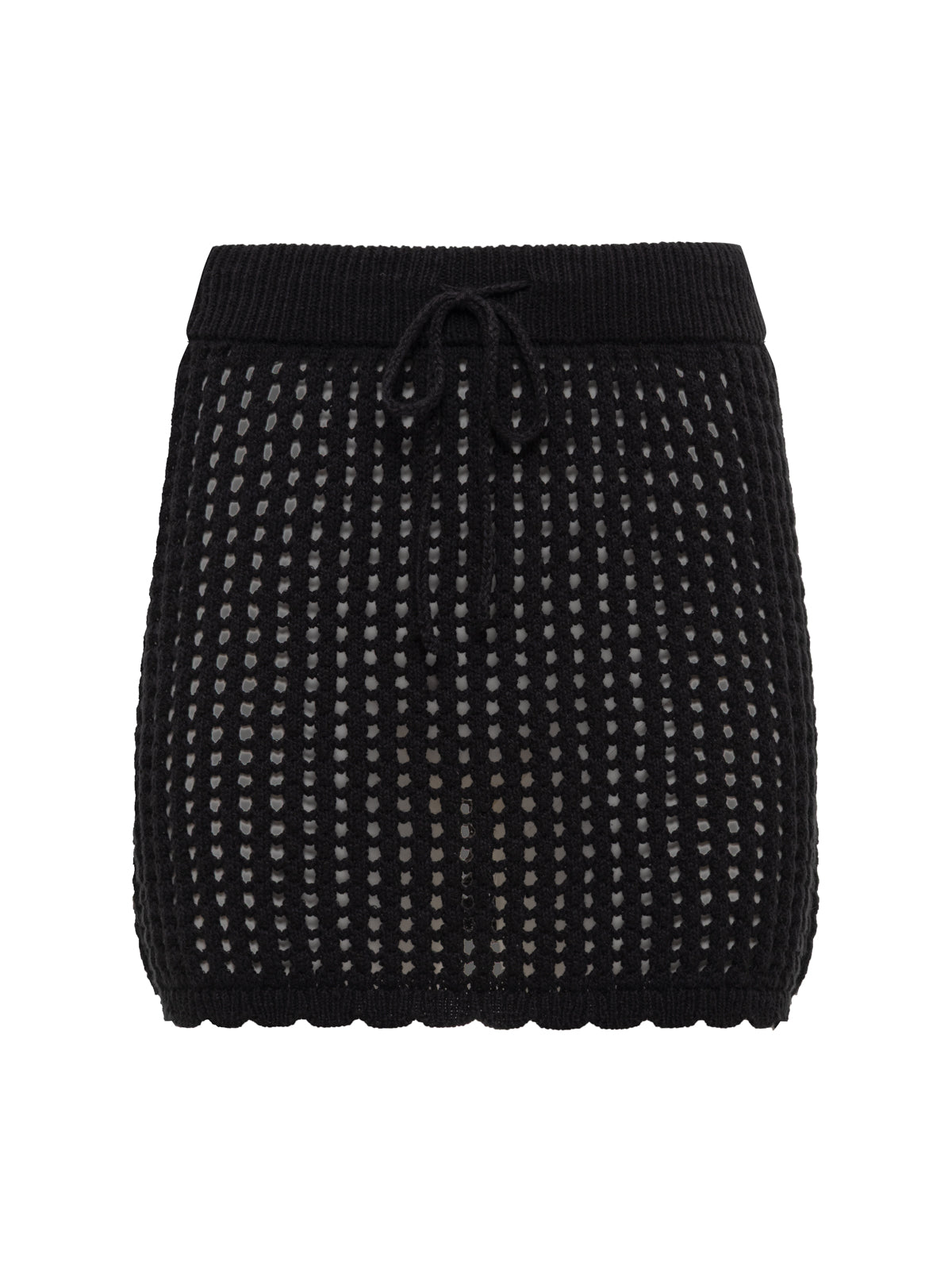 BEACHSIDE CROCHET SKIRT BLACK - Sanctuary Clothing