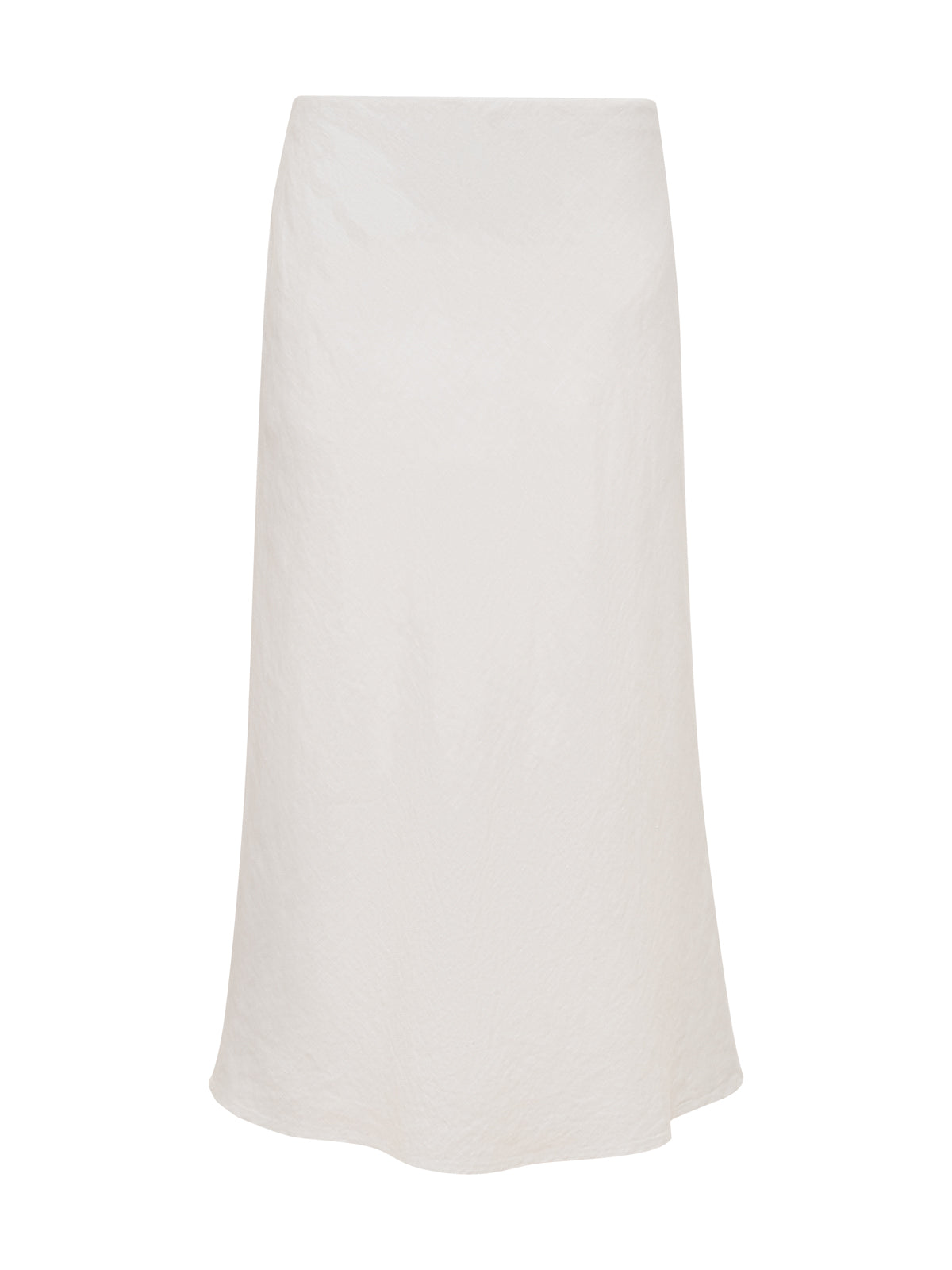 EVERYDAY LINEN SLIP SKIRT WHITE - Sanctuary Clothing