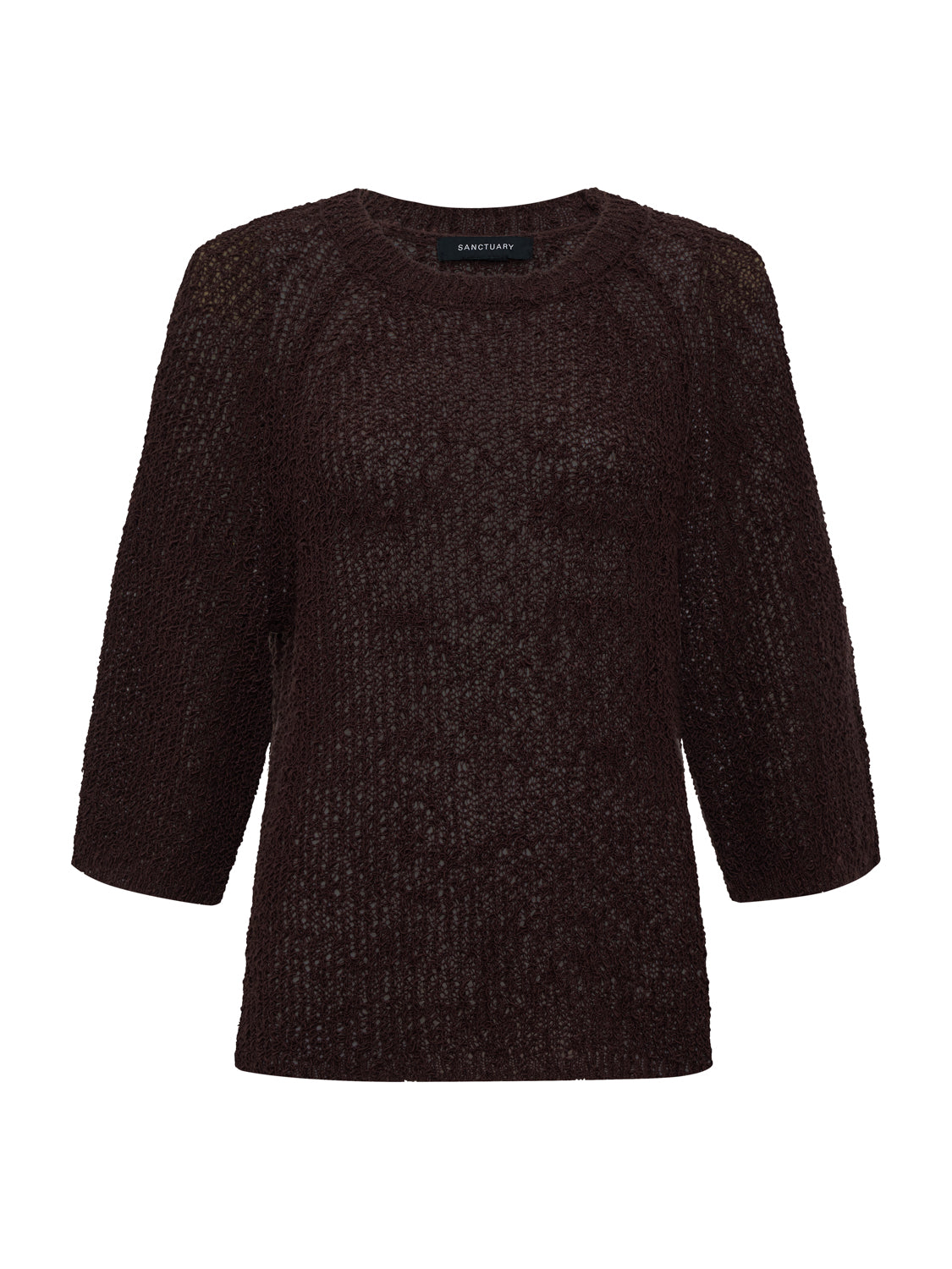 RAGLAN SWEATER TEE RICH SOIL - Sanctuary Clothing