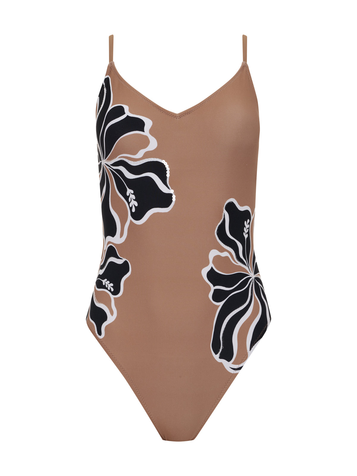 High Leg Scoop Neck One-Piece TOASTED COCONUT - Sanctuary Clothing