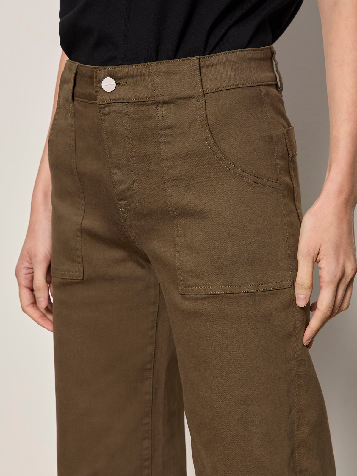 INSIDER CROP FORAGE GREEN - Sanctuary Clothing