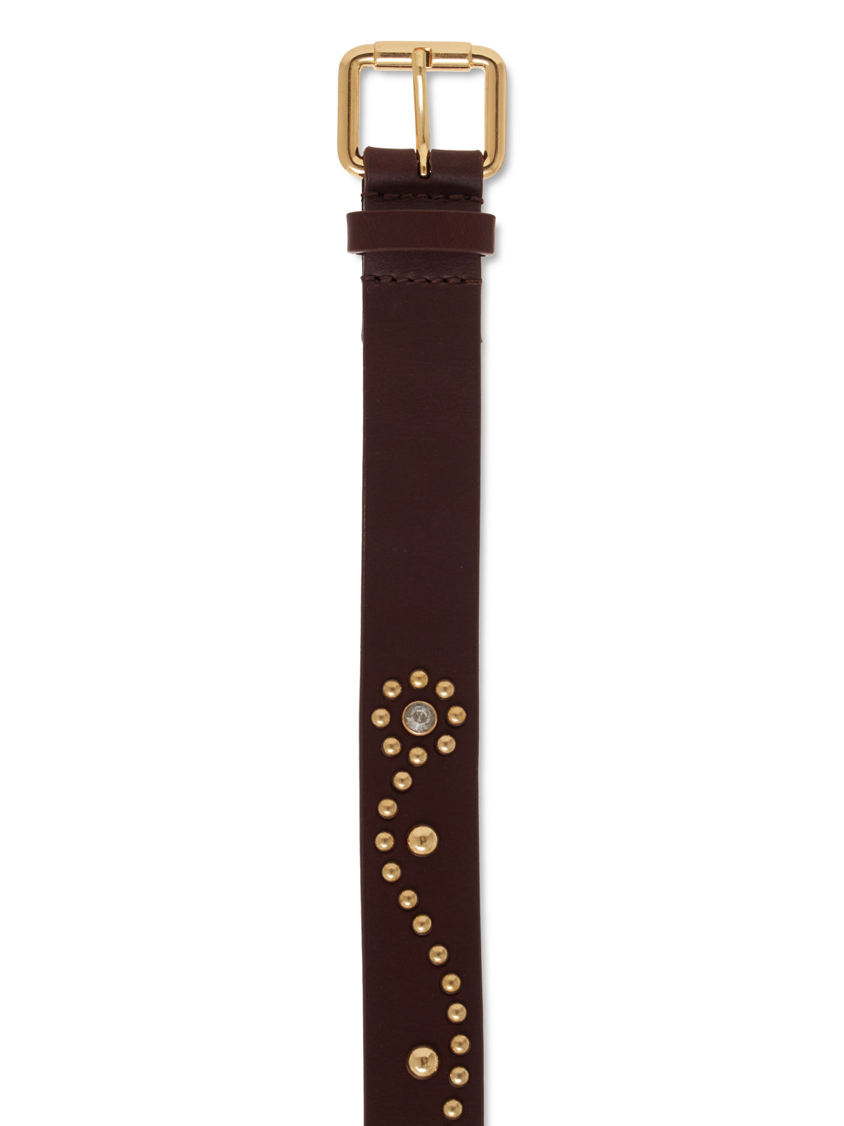 Crystal Studded Belt WHISKEY - Sanctuary Clothing
