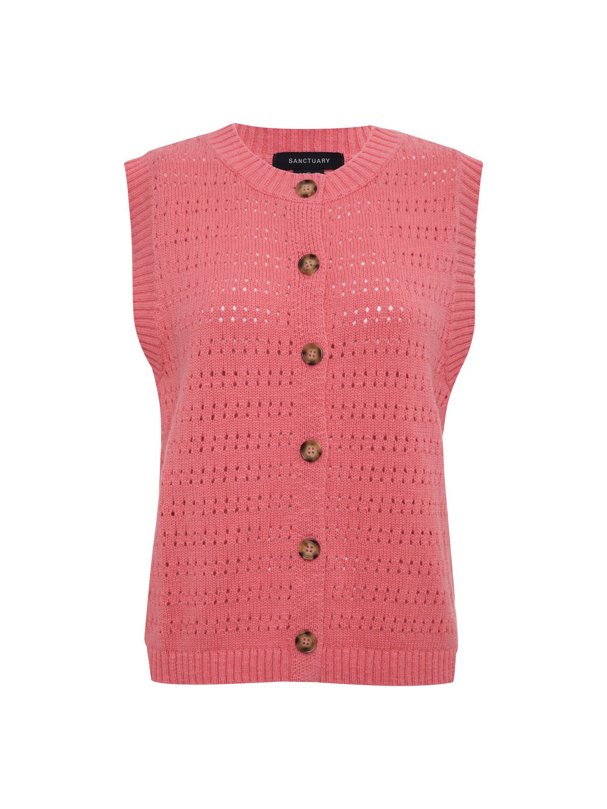 POINTELLE SHELL BLOOM PINK - Sanctuary Clothing