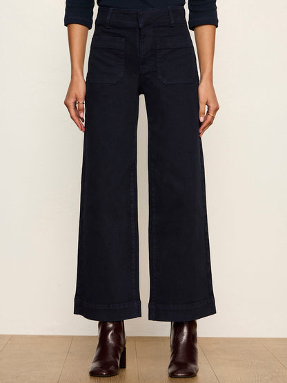 Chelsea Wide Leg Jean Navy Blazer - Sanctuary Clothing
