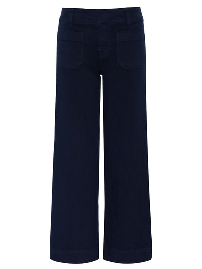 Chelsea Wide Leg Jean Navy Blazer - Sanctuary Clothing