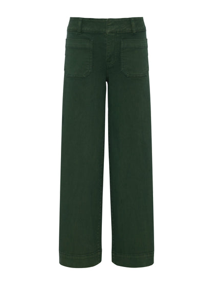 Chelsea Wide Leg Jean Washed Forest - Sanctuary Clothing