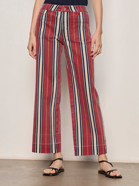 Mariner Jean Verry Berry Stripe - Sanctuary Clothing