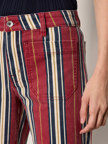 Mariner Jean Verry Berry Stripe - Sanctuary Clothing