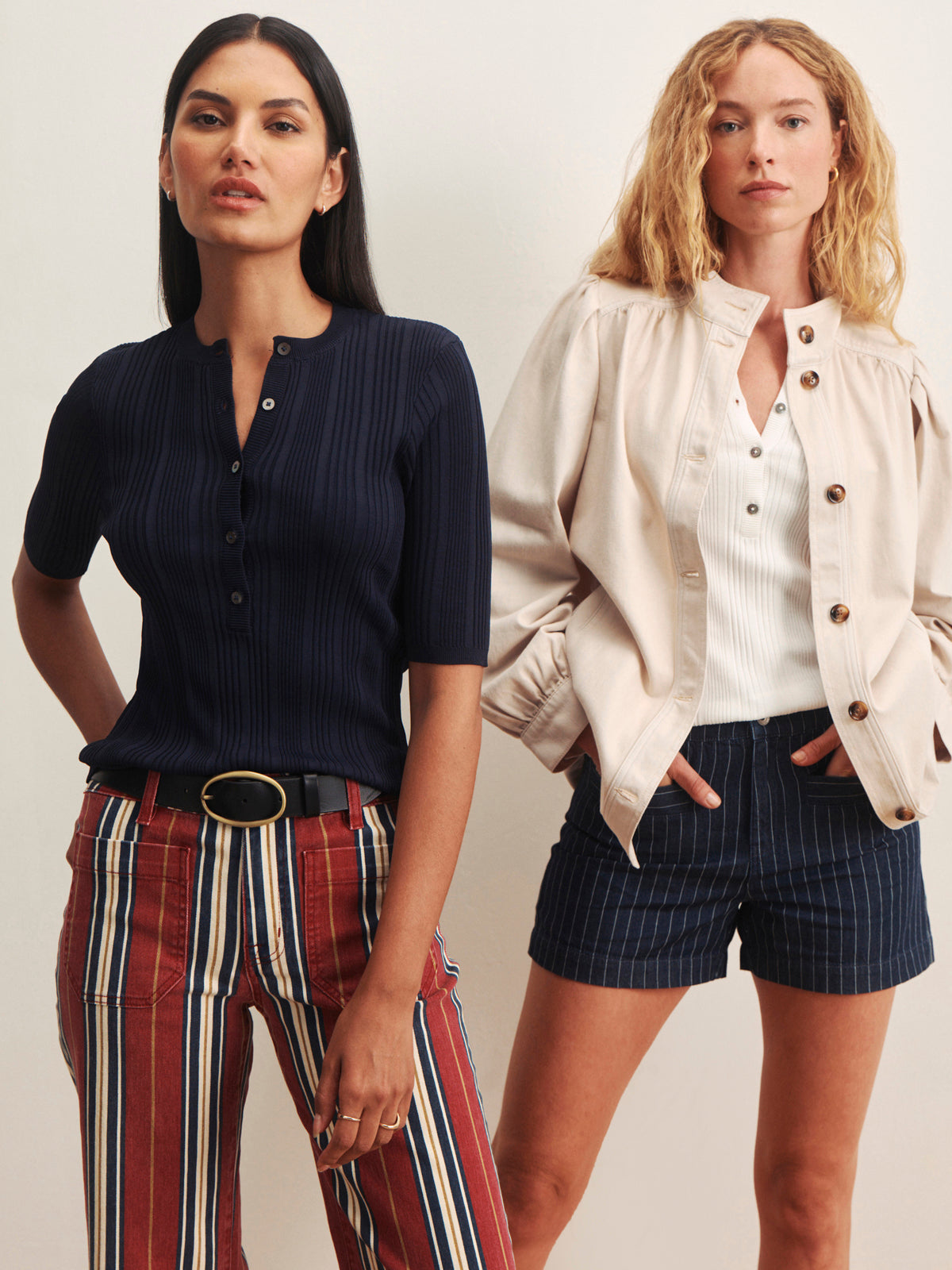 Mariner Jean Verry Berry Stripe - Sanctuary Clothing