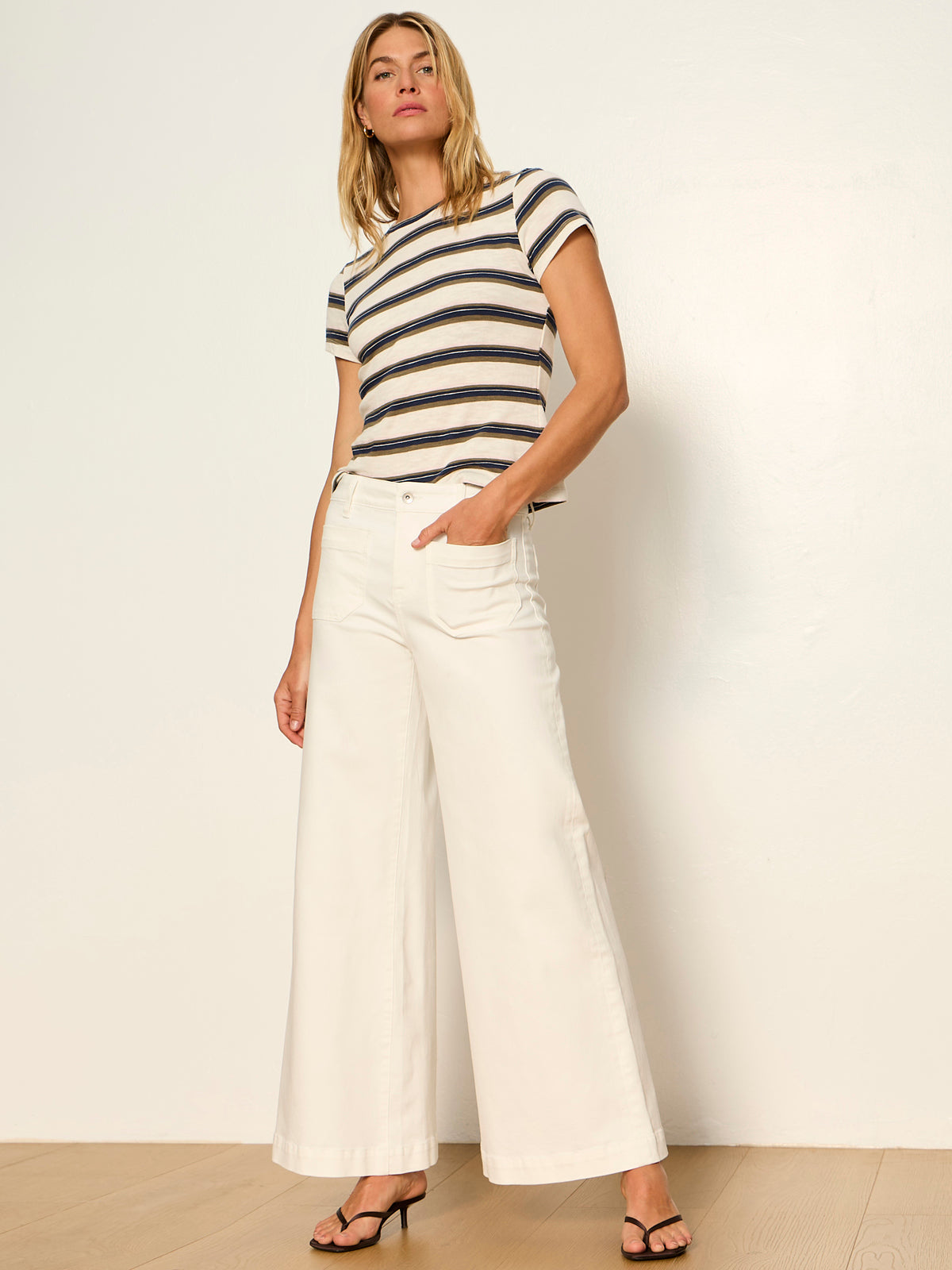 MARINE ULTRA WIDE LEG CHALK - Sanctuary Clothing