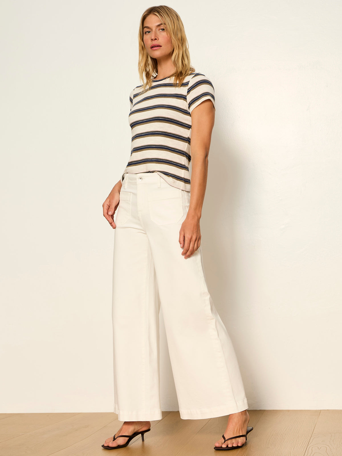 MARINE ULTRA WIDE LEG CHALK - Sanctuary Clothing