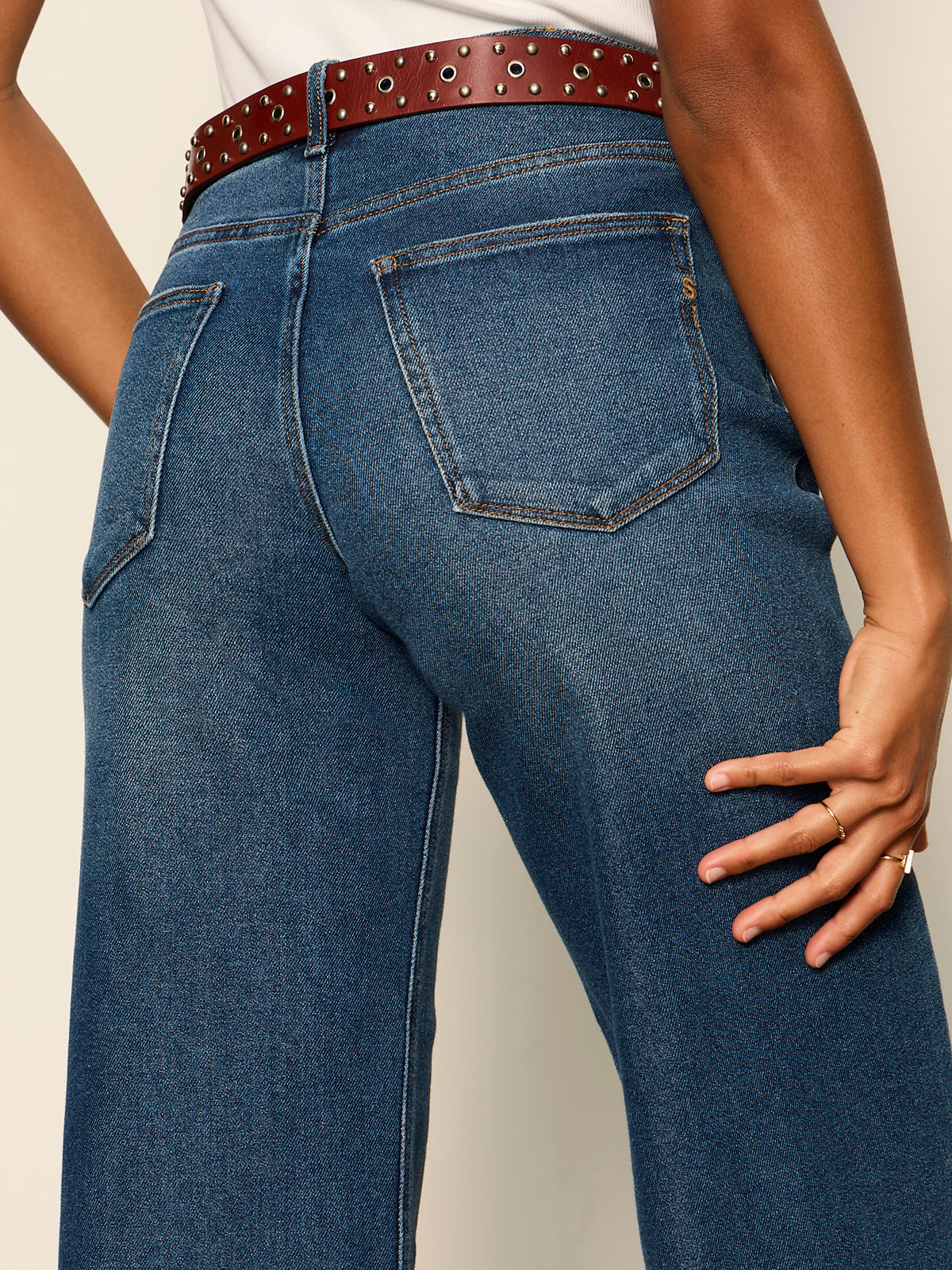 Ekara Slim Wide dark blue wash - Sanctuary Clothing