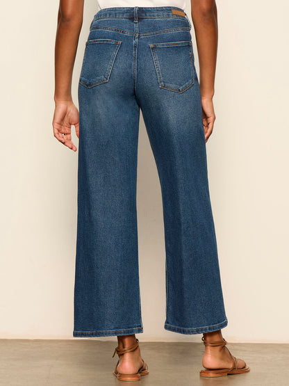 Ekara Slim Wide dark blue wash - Sanctuary Clothing