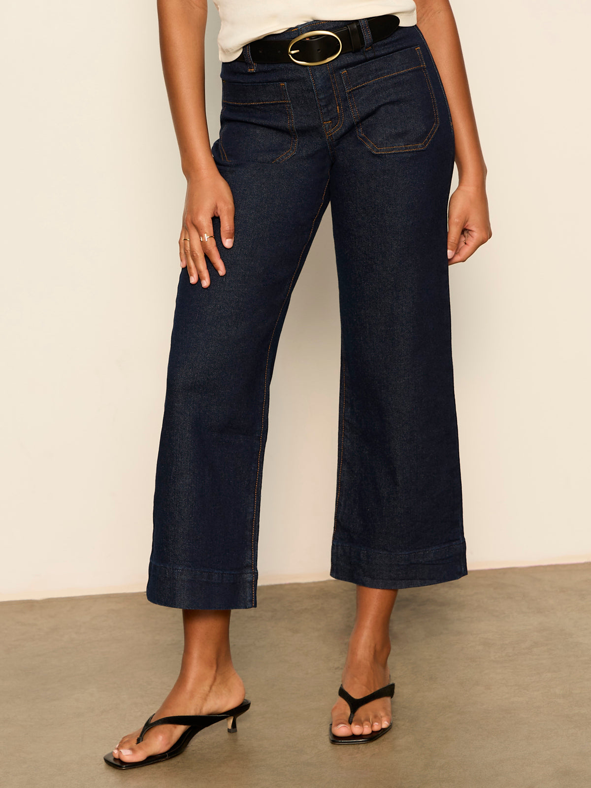 The Marine Standard Rise Denim Pant Magnetic - Sanctuary Clothing