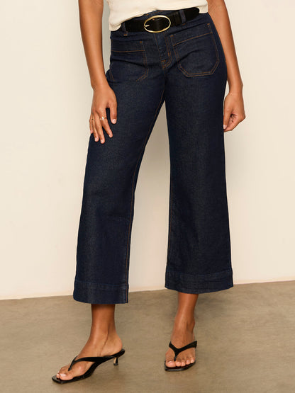 The Marine Standard Rise Denim Pant Magnetic - Sanctuary Clothing