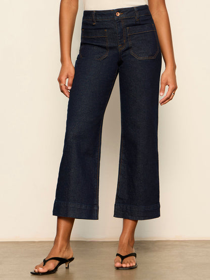 The Marine Standard Rise Denim Pant Magnetic - Sanctuary Clothing