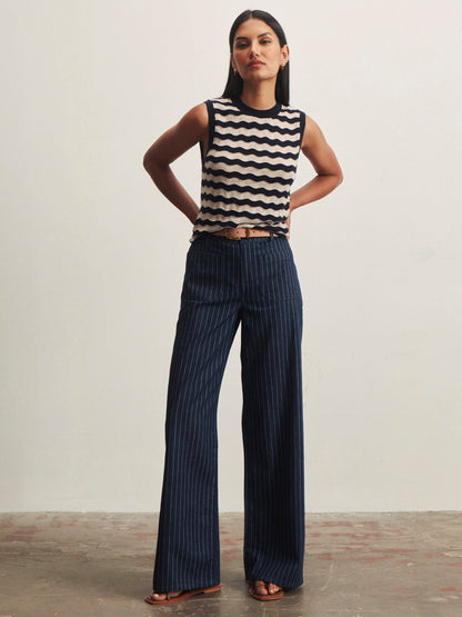 MARINE FULL LENGTH LUNA STRIPE - Sanctuary Clothing