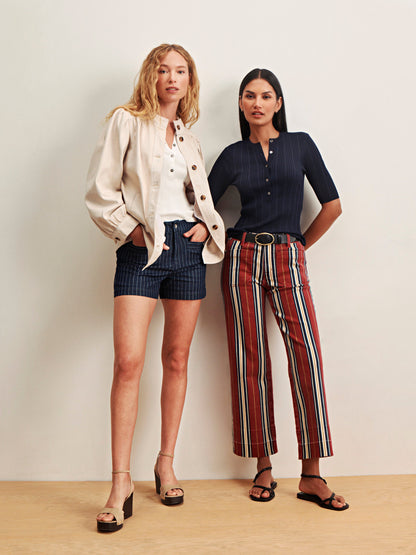 VOYAGE SHORT LUNA STRIPE - Sanctuary Clothing