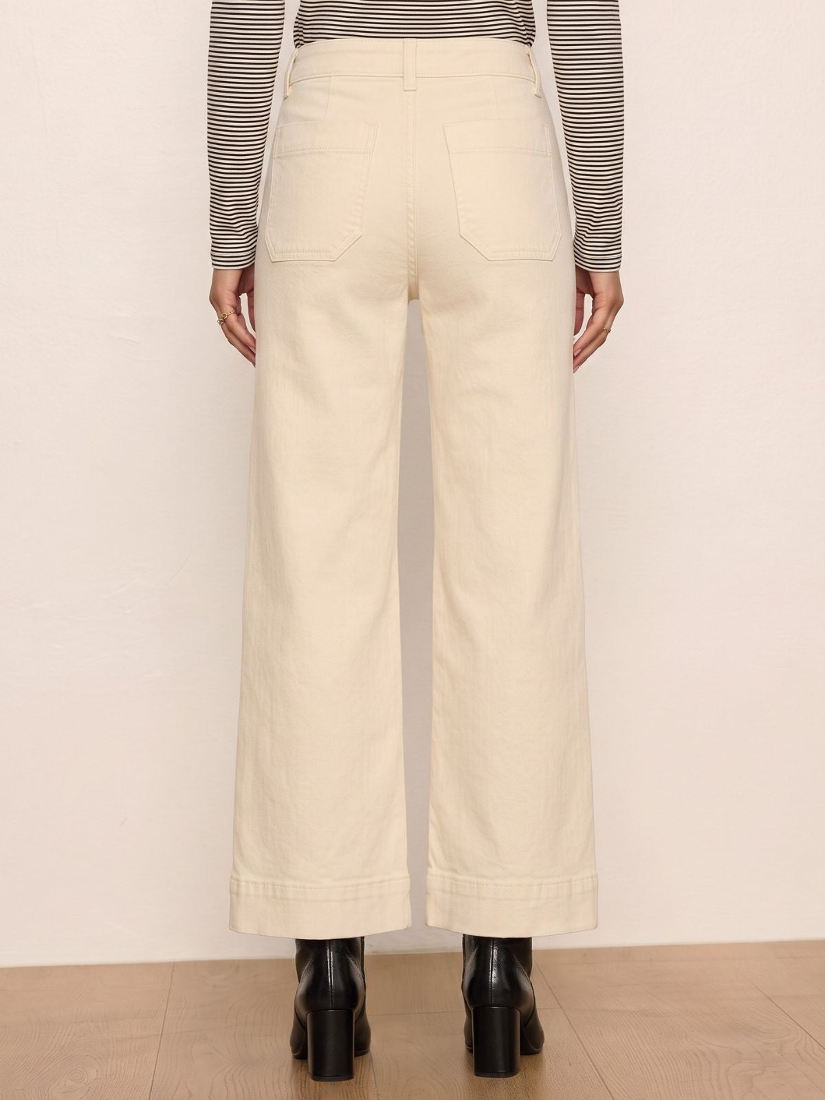 Chelsea Wide Leg Jean French Vanilla - Sanctuary Clothing