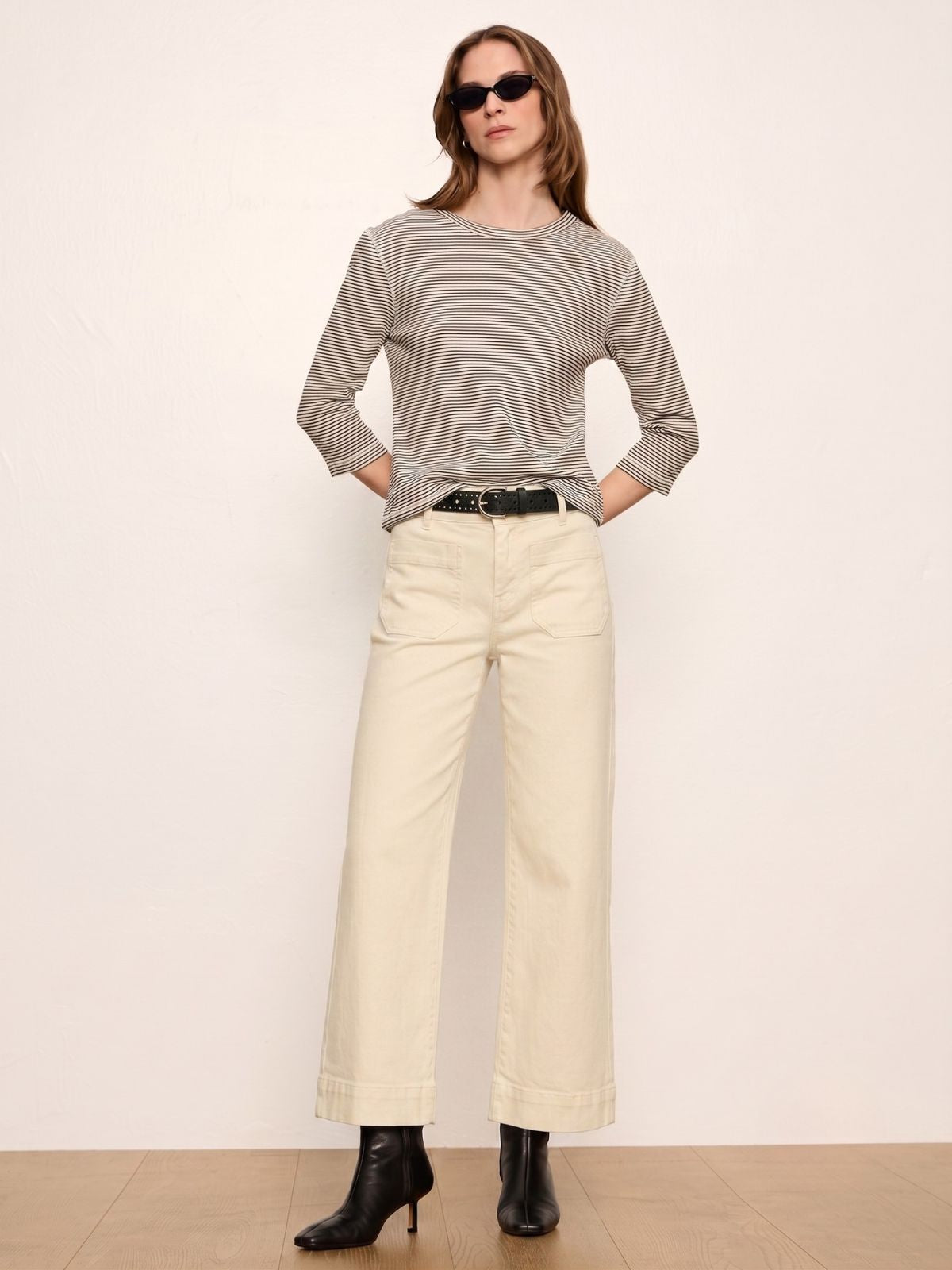 Chelsea Wide Leg Jean French Vanilla - Sanctuary Clothing