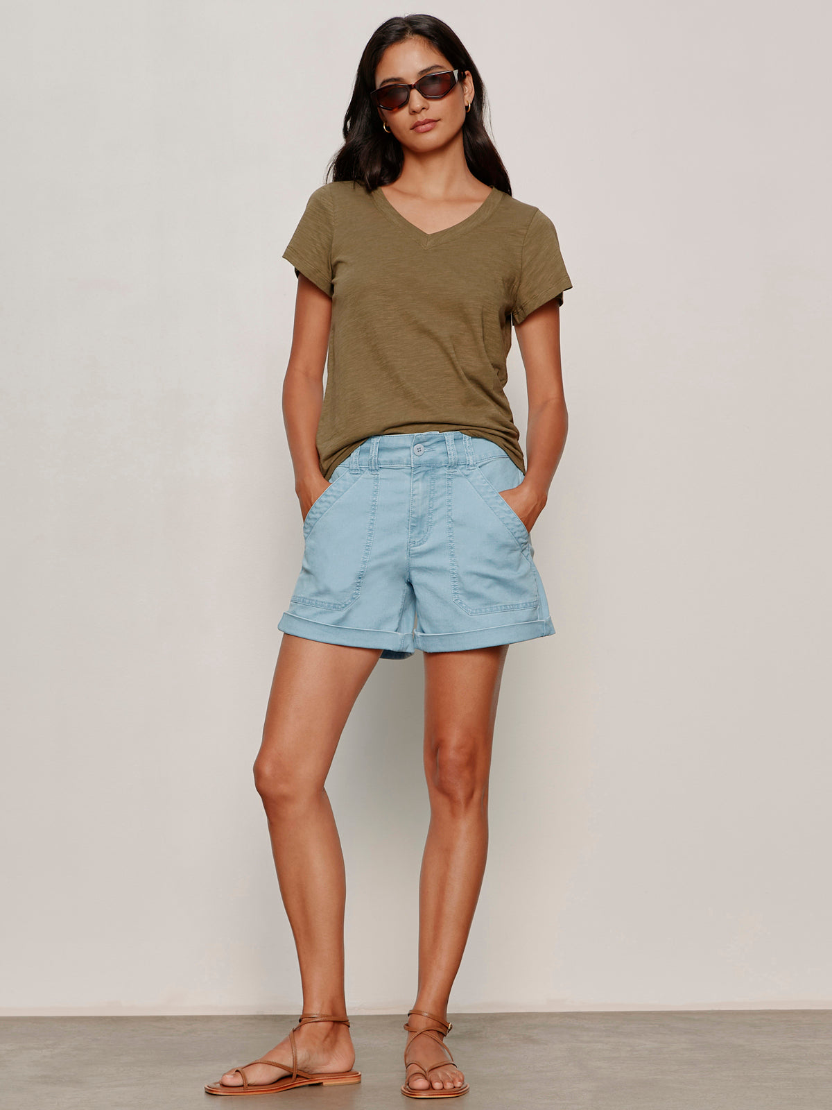 Wander On denim Short Skyline - Sanctuary Clothing
