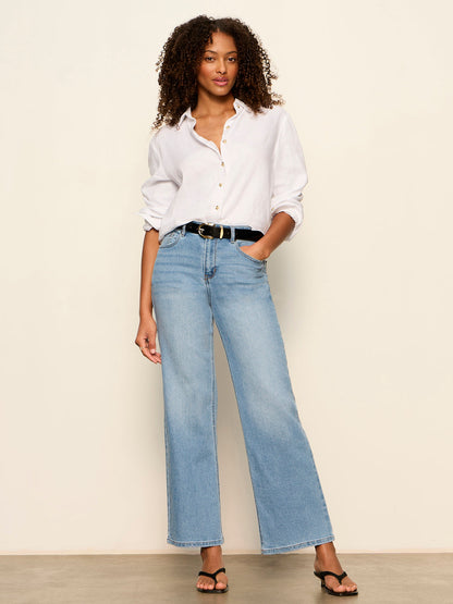 Ekara Slim Wide dark blue wash - Sanctuary Clothing