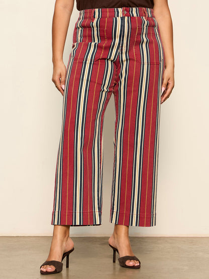Mariner Jean Verry Berry Stripe - Sanctuary Clothing
