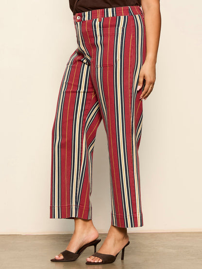 Mariner Jean Verry Berry Stripe - Sanctuary Clothing