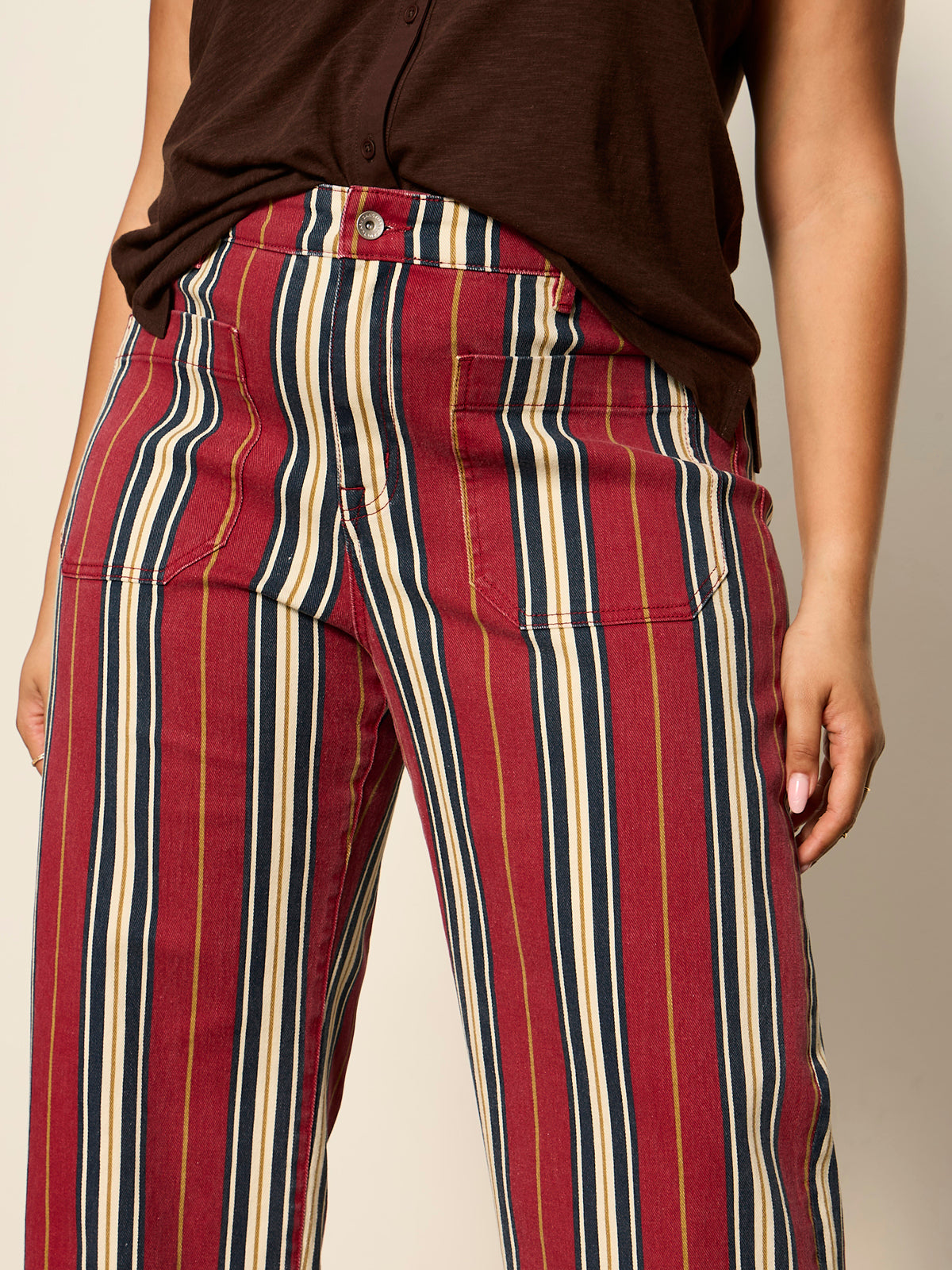 Mariner Jean Verry Berry Stripe - Sanctuary Clothing