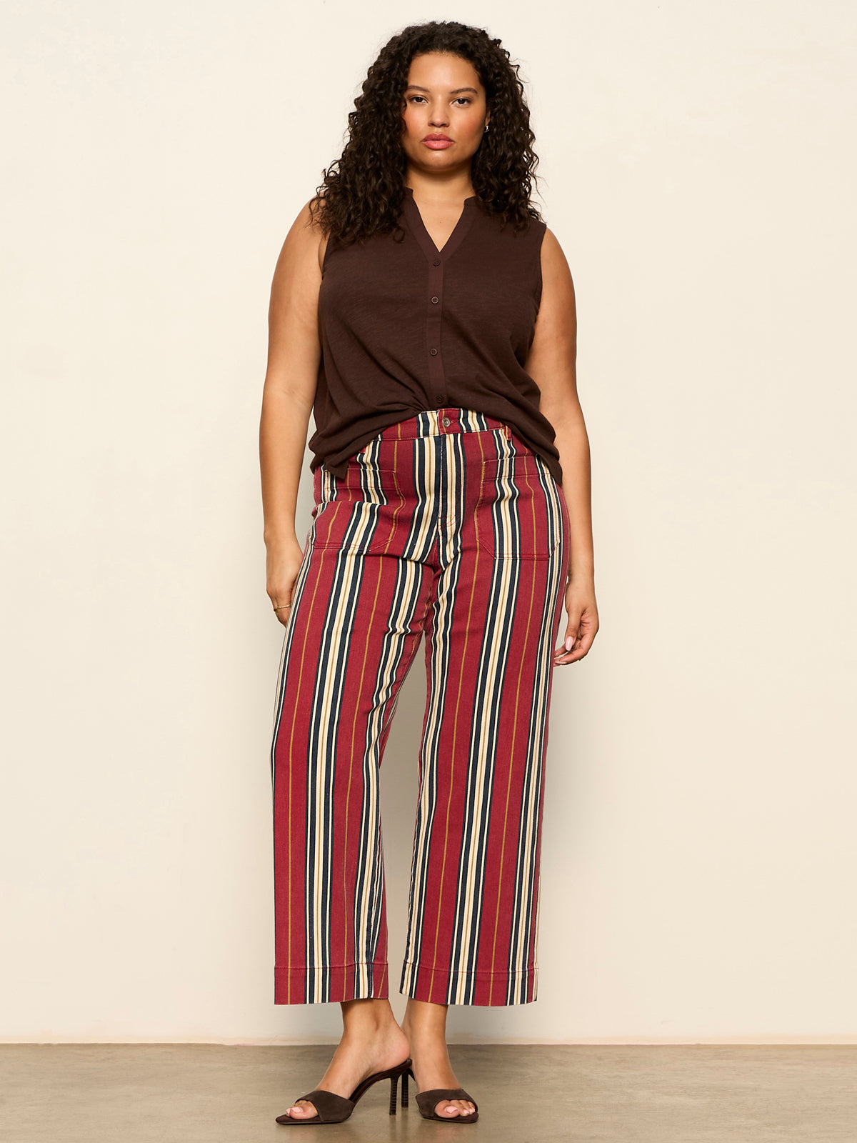 Mariner Jean Verry Berry Stripe - Sanctuary Clothing