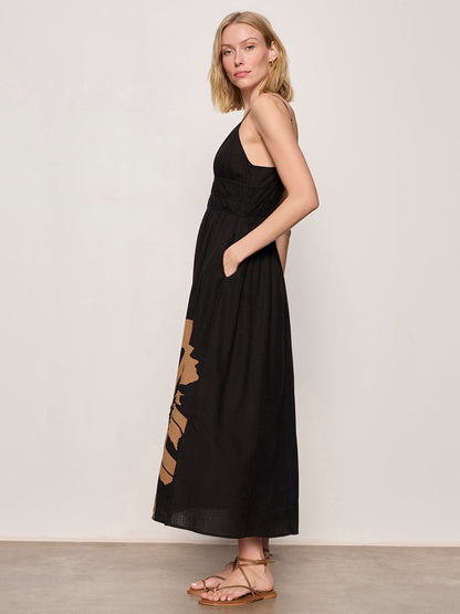 MIRA EMBELLISHED VOLUME DRESS MACRO LOTUS - Sanctuary Clothing