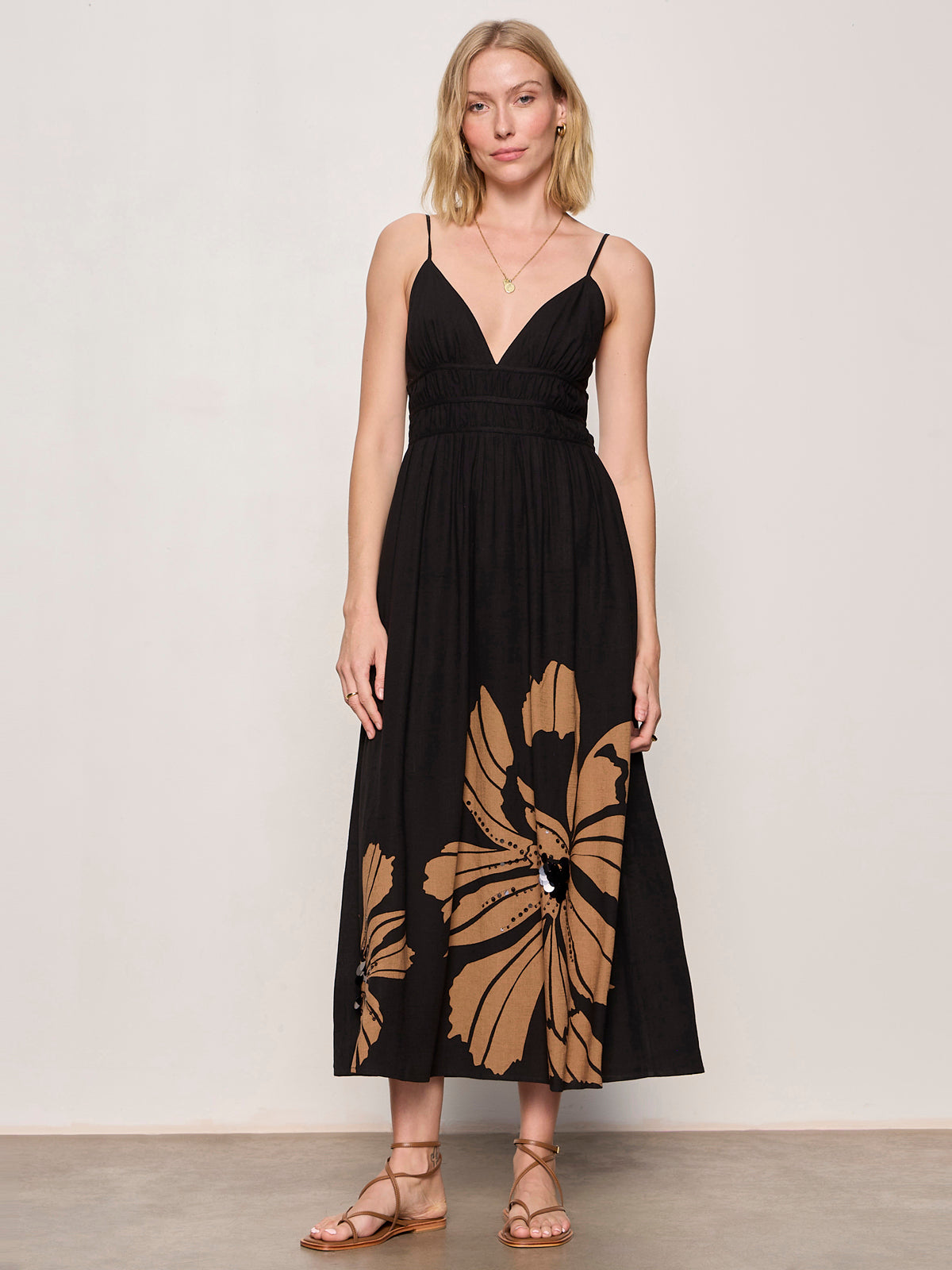 MIRA EMBELLISHED VOLUME DRESS MACRO LOTUS - Sanctuary Clothing