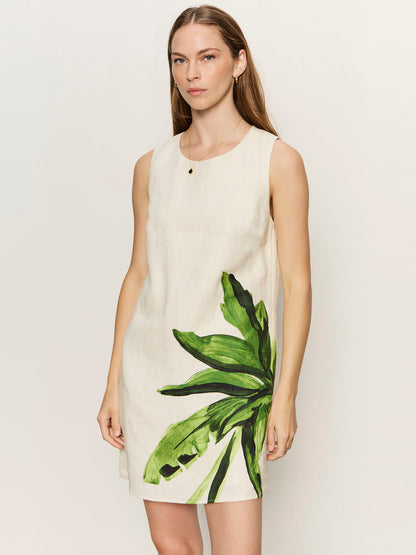 WAY TO BE LINEN SHIFT DRESS PALMETTA - Sanctuary Clothing