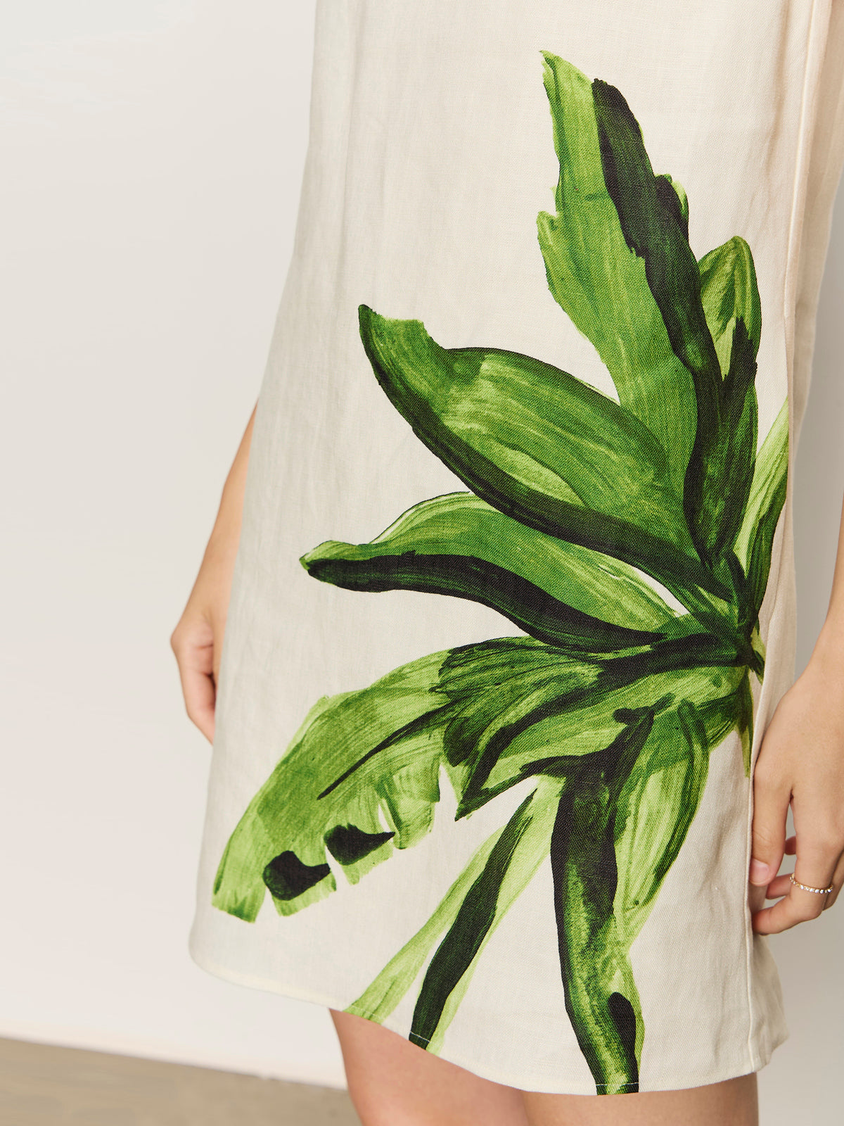 WAY TO BE LINEN SHIFT DRESS PALMETTA - Sanctuary Clothing
