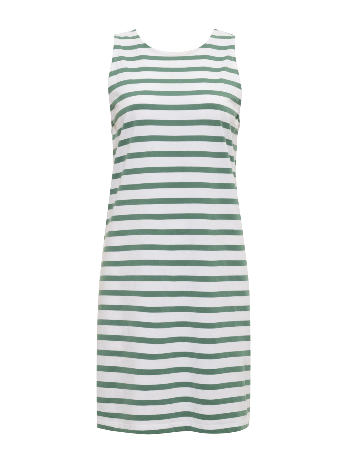 ON THE YACHT SHIFT DRESS GREEN JUICE / WHITE STRIPE - Sanctuary Clothing