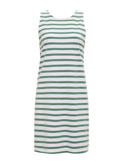 ON THE YACHT SHIFT DRESS GREEN JUICE / WHITE STRIPE - Sanctuary Clothing