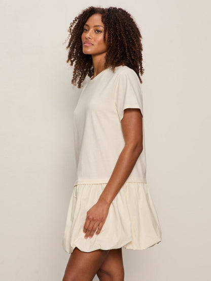 FOR KEEPS BUBBLE TSHIRT DRESS COLLAGEN - Sanctuary Clothing