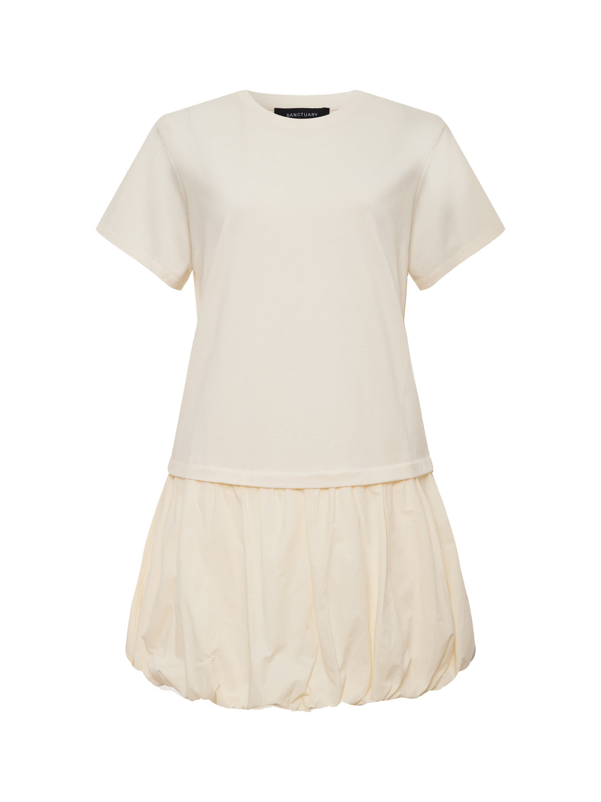 FOR KEEPS BUBBLE TSHIRT DRESS COLLAGEN - Sanctuary Clothing