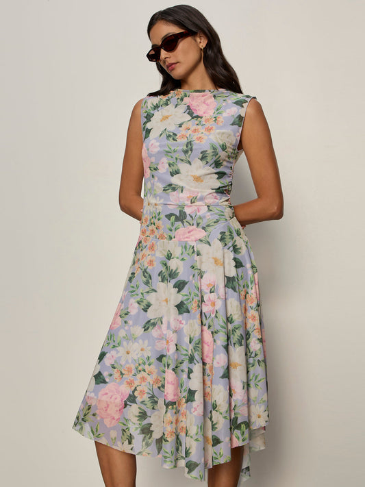 NEW DAY MESH MIDI DRESS SPRING FLORAL - Sanctuary Clothing