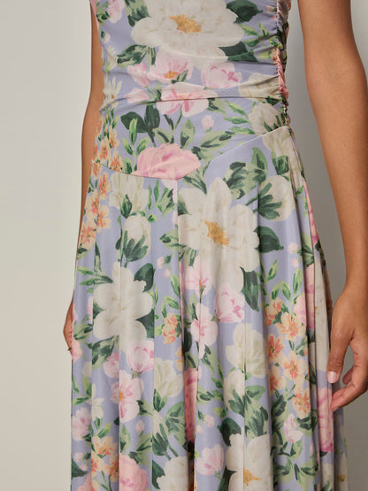 NEW DAY MESH MIDI DRESS SPRING FLORAL - Sanctuary Clothing