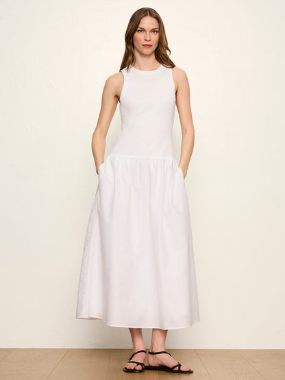 TAKE ME AWAY MIDI DRESS WHITE - Sanctuary Clothing