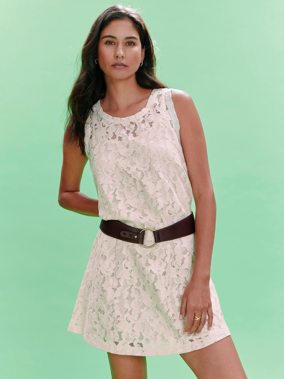 SUNDAY BEST LACE TANK DRESS COLLAGEN - Sanctuary Clothing