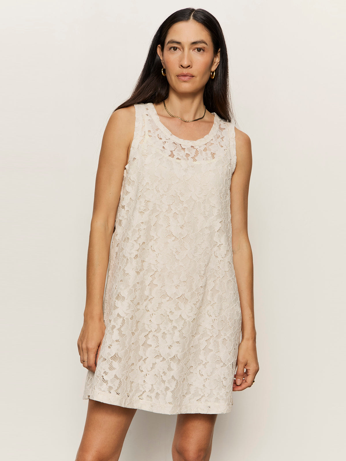 SUNDAY BEST LACE TANK DRESS COLLAGEN - Sanctuary Clothing
