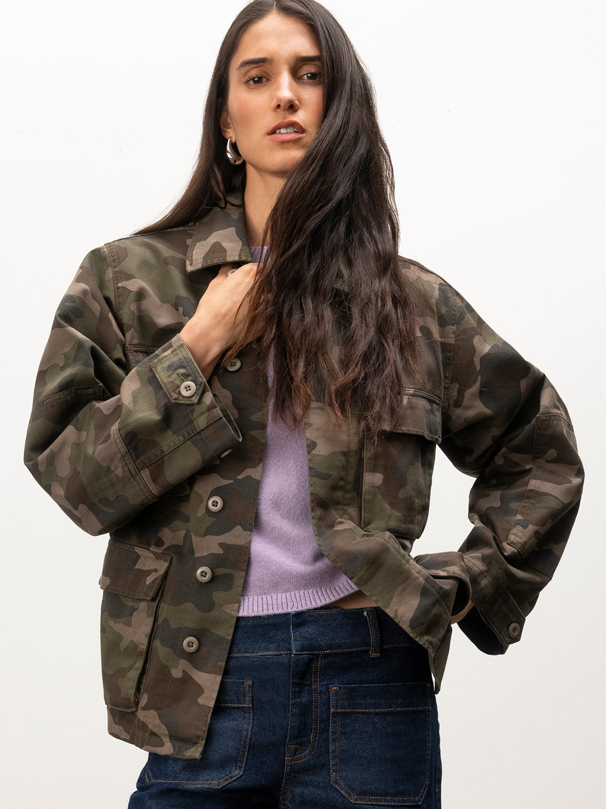 Reissue Field Jacket Ridge Camo - Sanctuary Clothing