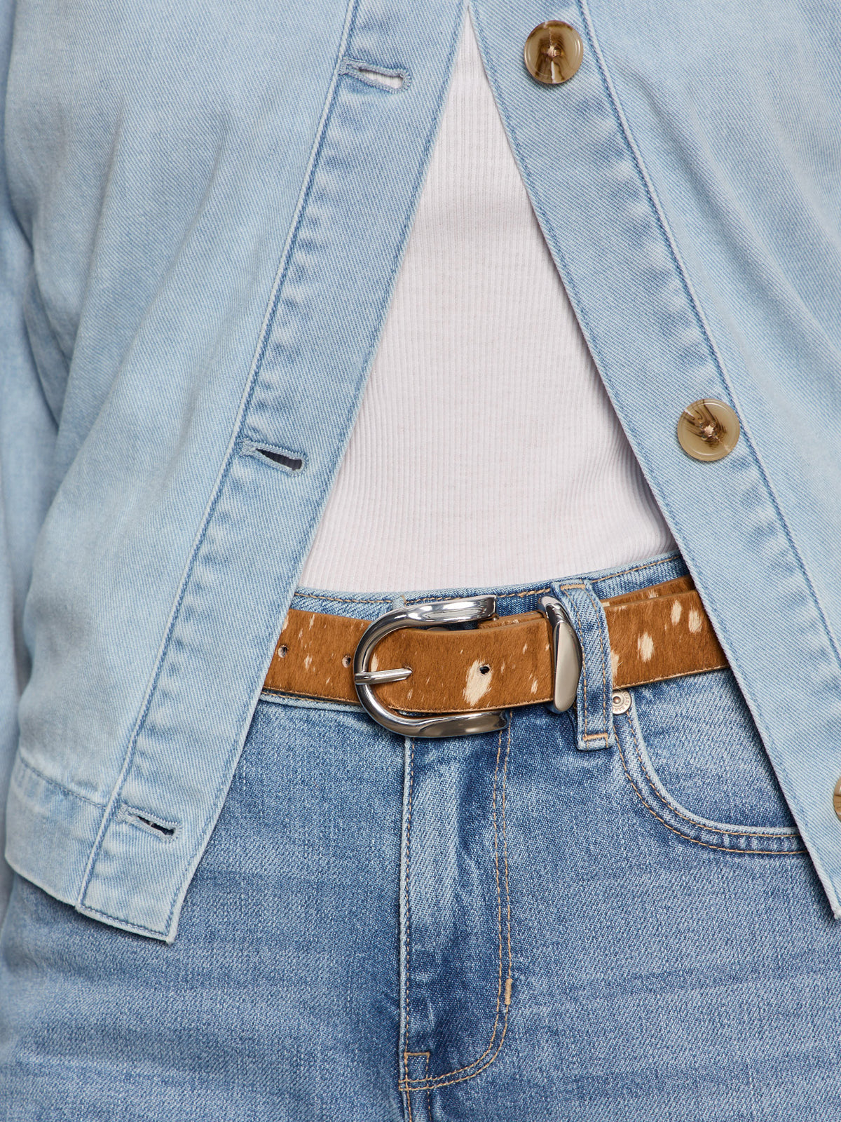 CHARLOTTE DENIM JACKET WHISPER - Sanctuary Clothing