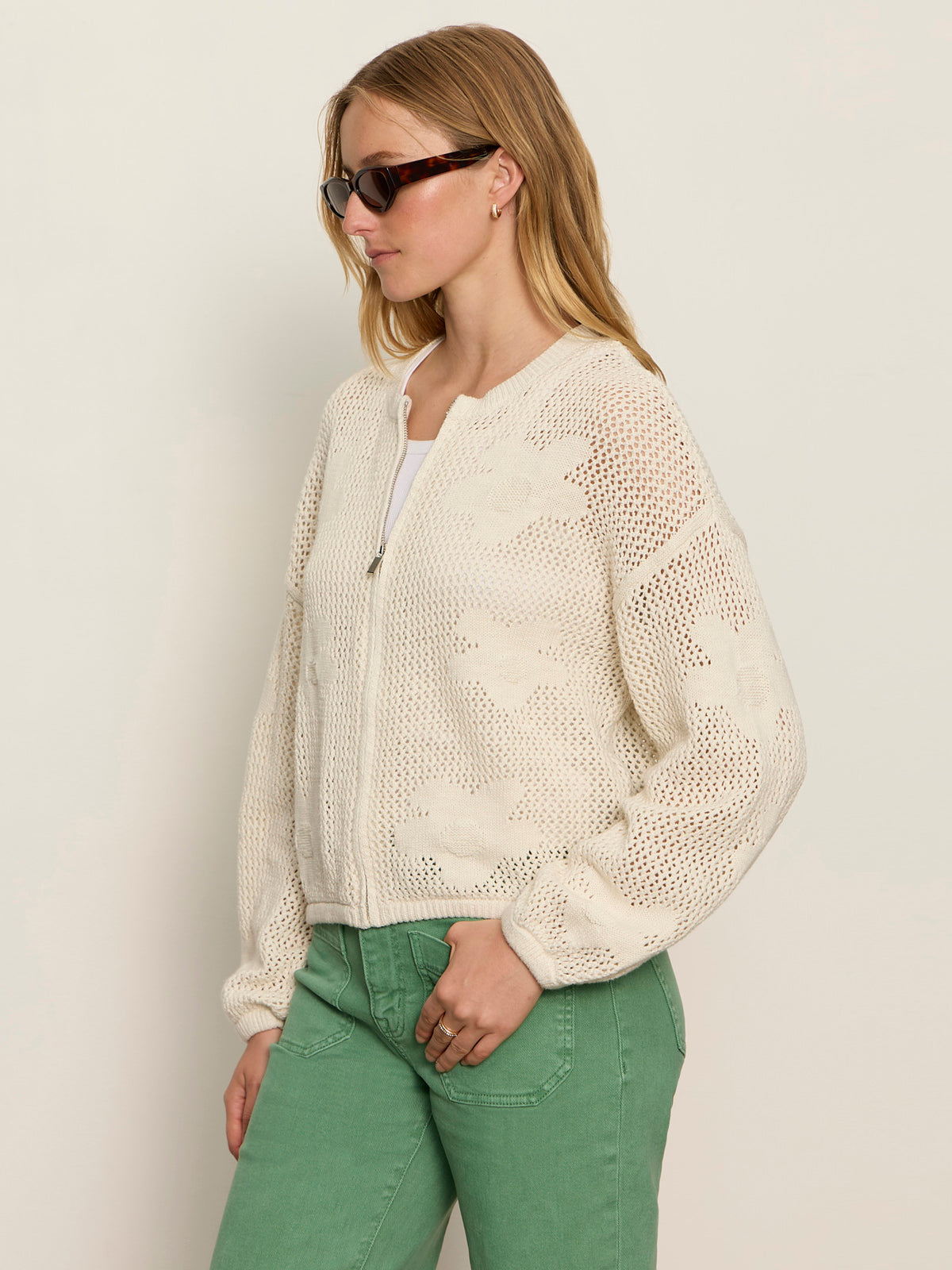 DAILY ESCAPE FLOWER POP BOMBER COLLAGEN - Sanctuary Clothing