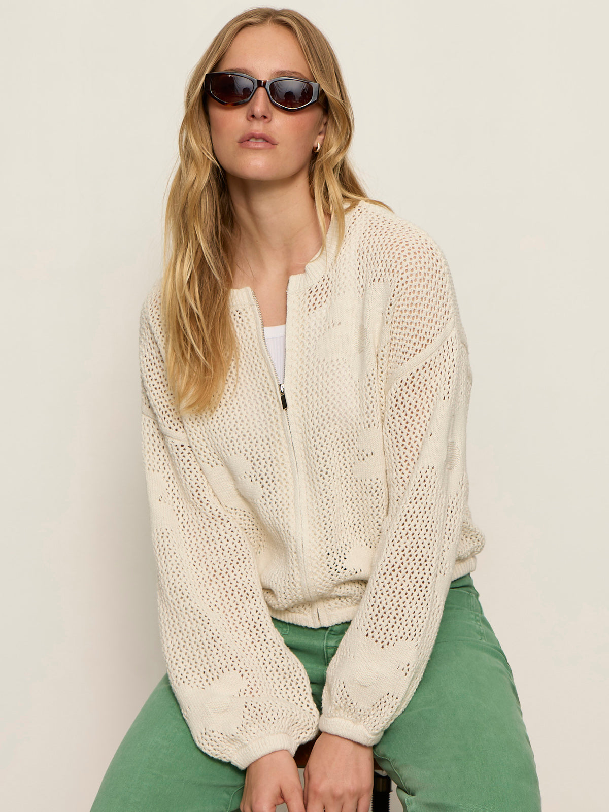 DAILY ESCAPE FLOWER POP BOMBER COLLAGEN - Sanctuary Clothing
