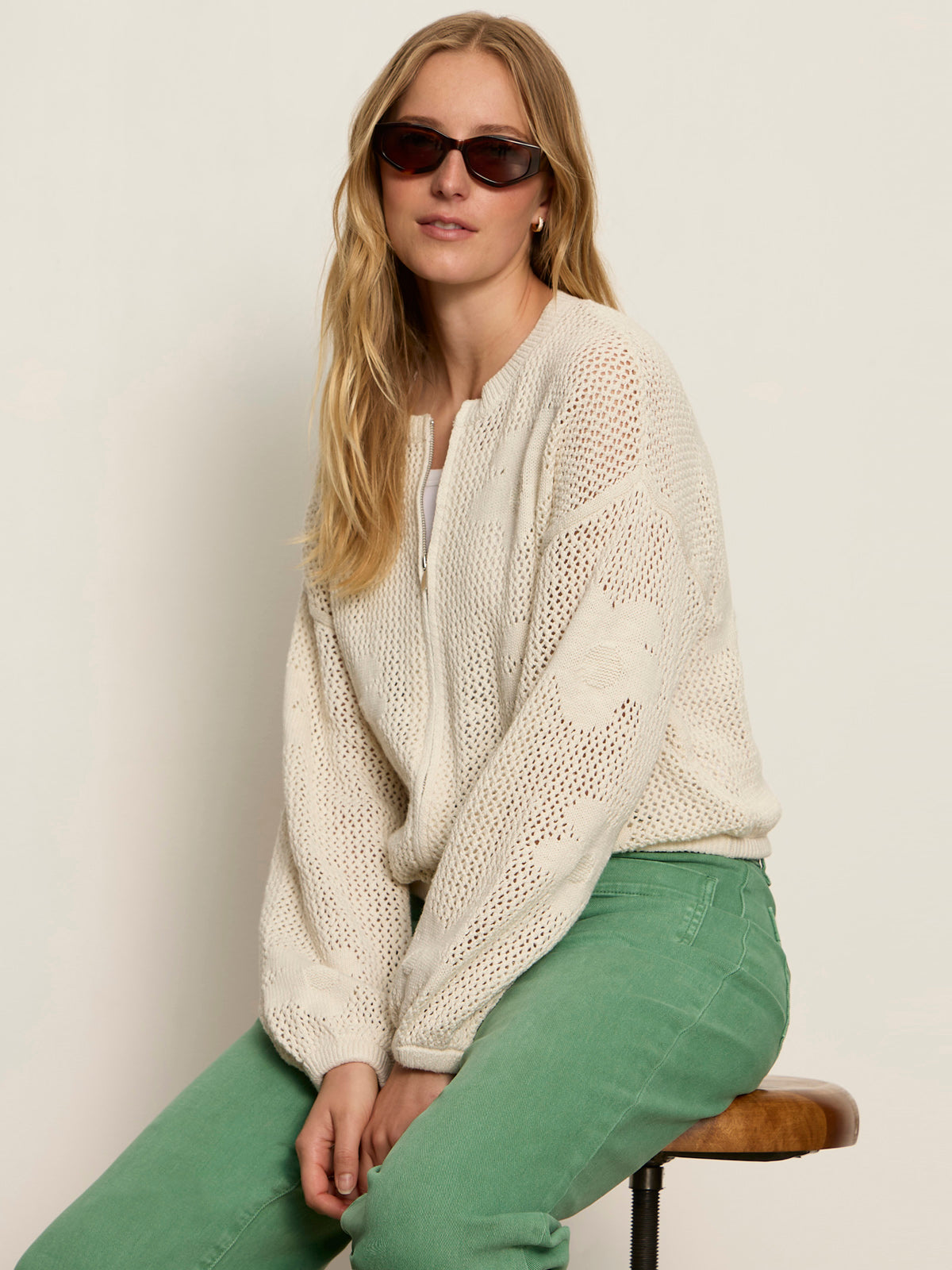DAILY ESCAPE FLOWER POP BOMBER COLLAGEN - Sanctuary Clothing